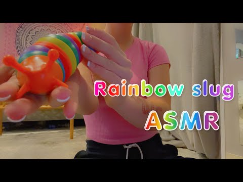 ASMR! RAINBOW SLUG Pt.2 With Nails!