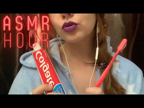ASMR | Brushing My Teeth With Toothpaste And Dry Teeth Brushing | 💦🦷Tingly Sounds