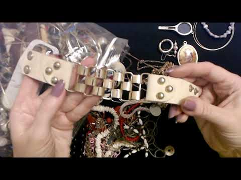 ASMR | Goodwill Jewelry Bag Show & Tell 4-30-2020 (Soft Spoken)