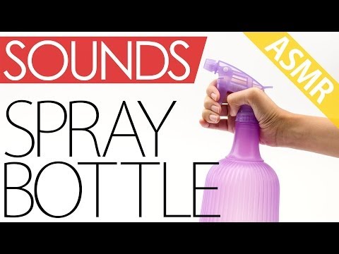 ASMR Sounds ~ Spray Bottle (binaural, ear to ear, audio only)