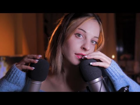 ASMR Close Breathy Ear To Ear Whispers (soft rambles, additional trigger sounds..)🧡COZY VIBES🧡