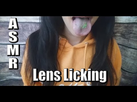 {ASMR} Pop rock lens licks