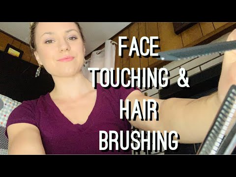 ASMR Face Touching And Hair Brushing | Cutting Your Hair ASMR | Face Scratching ASMR | ASMR Tingles