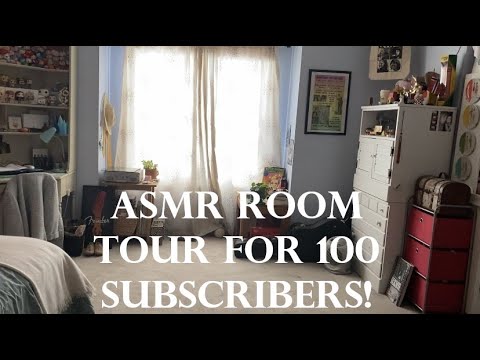 {ASMR} Room Tour for 100 Subscribers! :)
