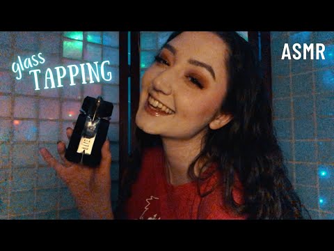 ASMR Tingly Glass Tapping On My PERFUME COLLECTION