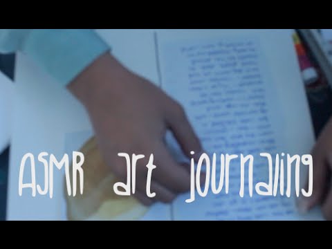 1 Hr Binaural Art Journaling ASMR Video