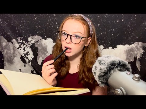 ASMR - Asking You 30 Questions! (Tapping + Writing Sounds)