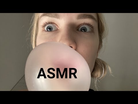 ASMR | Gum Chewing & Bubble Blowing