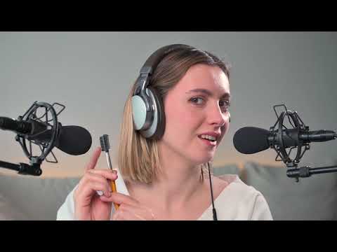 ASMR - New microphones reveal and ear to ear trigger test