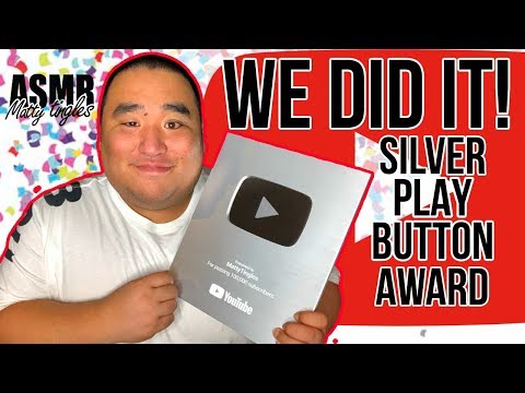 [ASMR] Unboxing Silver Play Button (100,000 Subs) | MattyTingles