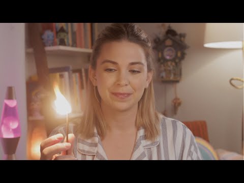 ASMR Soft Spoken 🪶🎙️ Lighting Matches 🔥 and Book Reading 📖 for a Calm & Cozy Vibe