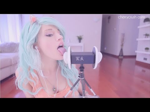 Super SLURPY and wet ear LICKING and nibbling - Mouth Sounds ASMR