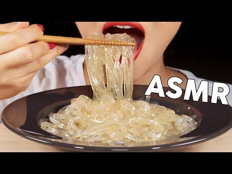 ASMR Jelly Noodles 젤리국수 우무묵 tokoroten 먹방 | MINEE EATS