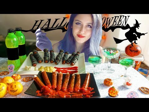 Happy Halloween Mukbang *SPOOKY* *JUMPSCARES* | Full Face Eating Show 🎃👻🍭