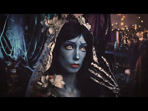 ASMR 🧟‍♀️ Corpse Bride Emily Does Your Makeup For Her Wedding 💐 Personal Attention, Hair Brushing