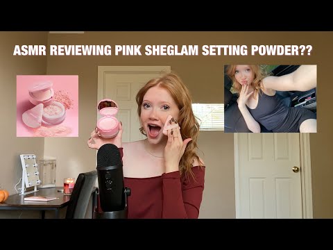 ASMR Reviewing PINK SHEGLAM Setting Powder?!