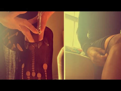 ASMR tights and stockings scratching - lo-fi