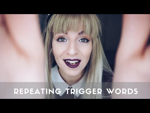 ASMR 💤 Repeating trigger words 💆🇪🇸 🇬🇧