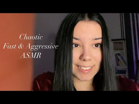 ASMR | Chaotic, Fast and Aggressive Hand Movements & Mouth Sounds
