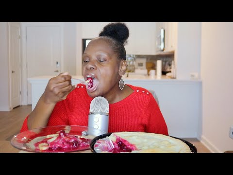 Whole Foods Cherry Pie ASMR eating Sounds