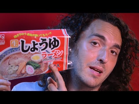 ASMR Eating Soy Chicken Flavor Japanese Noodles 먹방