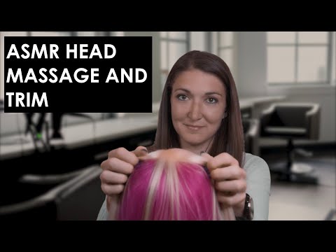 ASMR - 40 Minute Head Massage & Trim, Hairdresser Roleplay - Personal Attention