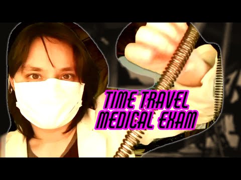 ASMR Physical Exam after TIME TRAVEL | Scifi Rescue | Medical Cranial Nerve Neuro Exam | Real Doctor