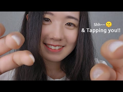 ASMR Tapping you❤️ Shh~ | Hand Movement, Camera Tapping, Ear Blowing, Personal Attention, 2 Hours