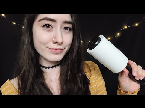 ASMR | Brushing Your Face with Random Things (Whispered)