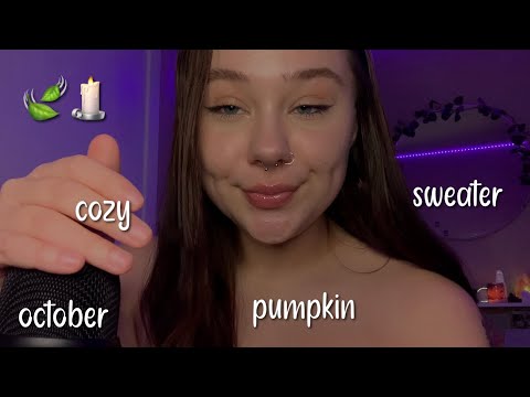 ASMR Repeating Tracing Fall Trigger Words