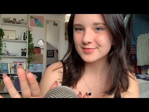 ASMR hand sounds and movements +rambles