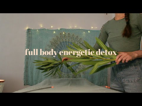 ASMR REIKI full body energetic detox | plucking negative energy, aura cleansing, singing bowl