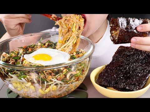 ASMR 달래장 콩나물밥 먹방 | Dallae-jang Bean Sprouts Rice | Korean Home Meal | Eating Sounds Mukbang