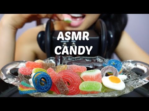 ASMR CANDY (3Dio Binaural EATING SOUNDS) NO TALKING | SAS-ASMR