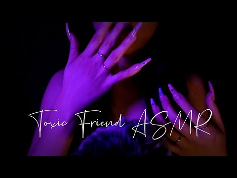 Toxic Friend Cleans your Face🖤💧 | Mouth Sounds/Hands movements/Roleplay