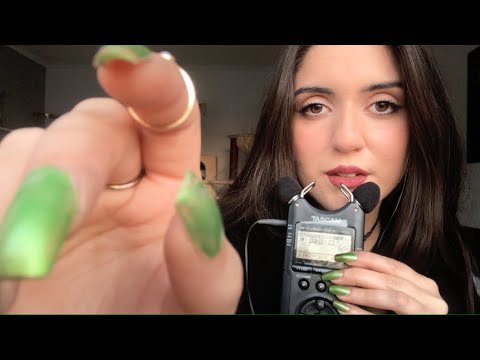 ASMR| Up Close Breathy Whispers w/ Hand Movements (whispering, counting, shh, relax)