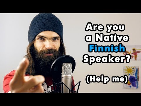 An ASMR video in Finnish? (HELP me if you are from FINLAND ^^)