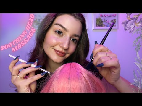 Massaging your Headache and Tension 💆🏻‍♀️ ASMR (Personal Attention, Massaging)