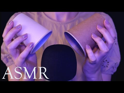 ASMR Tingly Paper Cup Sounds🤤 | Scratching, Tracing, Brushing, Rubbing (No Talking)