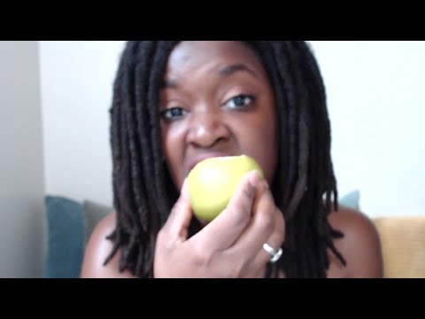 ASMR Eating Apples, Watermelon, & Pineapples!!!!!!