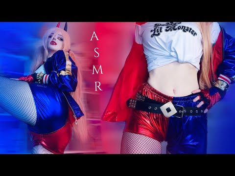 ♡ ASMR Power x Harley Quinn Scratching Cloth & Pantyhose ♡