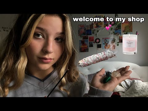 ASMR// Hippie Store Roleplay!! (candles, incense, etc!!)