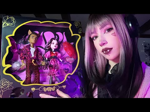 Unboxing Monster High Valentine’s Day Dolls ASMR | Tapping, Scratching, Rambling, Whispering