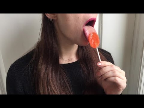 ASMR LOLLIPOP 🍊 | Satisfying Sunny Sounds ~ NO TALKING (where it counts)