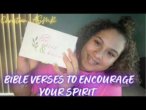 Fall asleep to these bible verses that can provide you & your spirit encouragement ✨Christian ASMR ✨