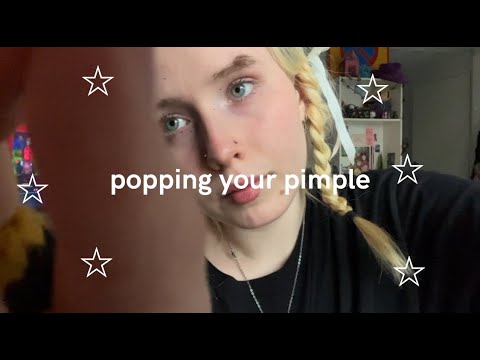 lofi asmr! [subtitled] popping you pimples!