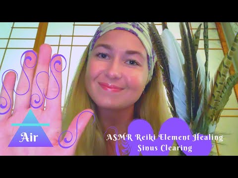 ASMR by P.A.R. ~ ASMR Reiki "AIR ELEMENT" Healing Session, Smudging, Face Pressing, [Visualization]