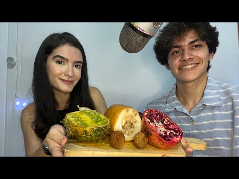 ASMR AS FRUTAS MAIS EXÓTICAS E CARAS| PARTE 2