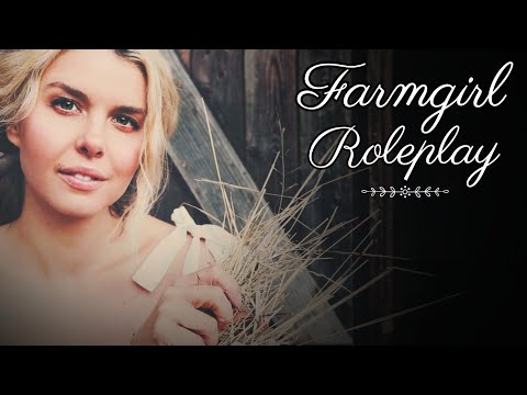 ASMR Soft Spoken Farm Girl Roleplay/Autumn Festival Chores: Chopping Firewood and Gathering Hay