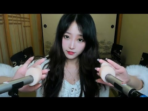 ASMR Ear Massage, Tapping, Mouth Sounds 😴